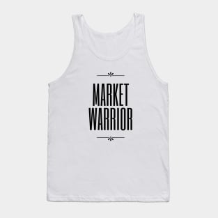 The Market Warrior Artwork 2 (Black) Tank Top